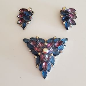 VTG Brooch and Earrings